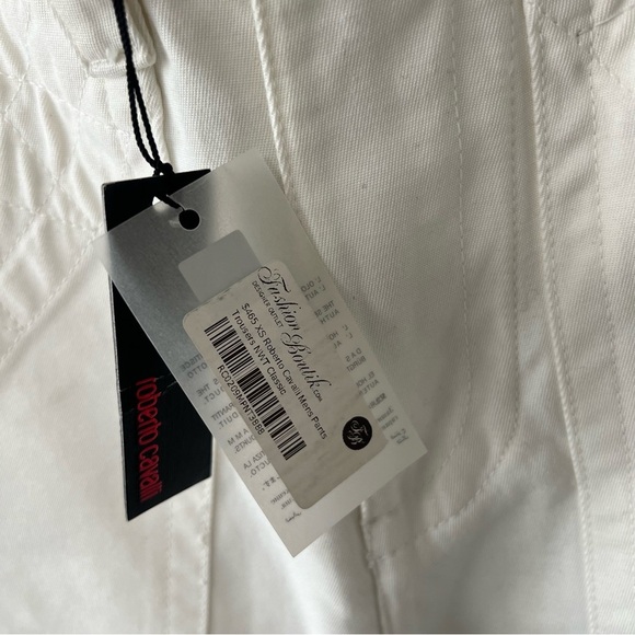 roberto cavalli mens pants trousers white - Picture 6 of 10